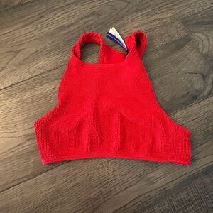 bond-eye Red Swim Top